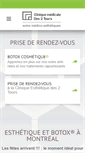 Mobile Screenshot of esthetiquedeuxtours.com